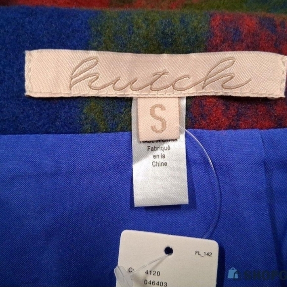 Anthropologie Hutch Plaid Mini Skirt S NWT | Preppy Winter Tartan HOLIDAY SALE - Picture 3 of 4